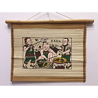 Tranh dân gian Đông Hồ dán mành ( 32x45cm)