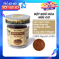 Bột Hạt Ngũ Hoa Hữu Cơ UMIHOME (125g) - Bột đắp mặt dưỡng trắng da hỗ trợ trị mụn thâm nám hiệu quả tại nhà