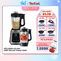 Máy làm sữa hạt, xay nấu đa năng 2 cối nóng và lạnh, hút chân không - Tefal Ultra Blend Boost BL985A31 - 1300W - Hàng chính hãng
