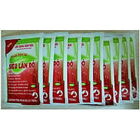 ComBo 10 Gói Phân Bón Lá QT04 Siêu Lân Đỏ, Siêu Ra Rễ Cực Mạnh, Chống Rét, Bật Chồi Mạnh Gói 20Ml