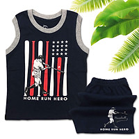 BỘ THUN BÉ TRAI CATRIO IN BÓNG CHÀY MÀU NAVY LÀ BỘ ĐỒ PHÔNG SÁT NÁCH TRẺ EM TỪ 5 TUỔI ĐẾN 8 TUỔI (20KG ĐẾN 29KG) THUỘC BST QUẦN ÁO THỜI TRANG TRẺ EM CATRIO DU LỊCH MÙA HÈ 2021