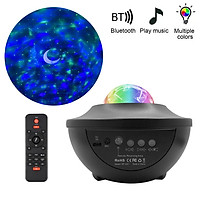 Music Starry Sky Projector Light Rgb Magic Ball Water Pattern Aurora Light Atmosphere Stage Light