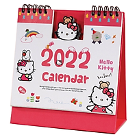 Lịch Để Bàn 2022 - Lò Xo Cứng - Hoạ Tiết Dễ Thương