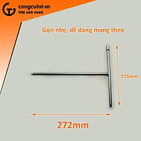 Tay vặn chữ T 3 đầu 1/4 và 3/8 Standard