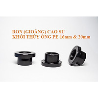 COMBO 10 cái - Ron Cao Su - Gioăng Cao Su chữ T & Chữ H Cho Nối Khởi Thủy Ống PE 16mm, 20mm, 25mm - goGarden - BH 1 n