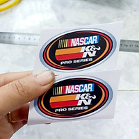 Tem Sticker NASCAR KN Kích Thước Nhỏ Dán Xe