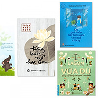 Combo 3 cuốn: Lagom – Vừa Đủ – Đẳng Cấp Sống Của Người Thụy Điển, Từng Bước Nở Hoa Sen, Khi Quá Buồn Hãy Tưới Nước Cho Một Cái Cây + bookmark danh ngôn hình voi)