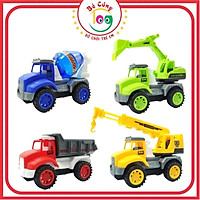 Đồ Chơi 4 Xe Công Trình Xây Dựng Dành Cho Bé