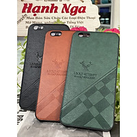 Ốp lưng giả da làm từ nhựa dẻo, chống sốc dành cho iphone 6s plus