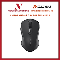 Chuột không dây DareU LM115B Silent, kết nối Bluetooth, 2,4Ghz - Hàng chính hãng