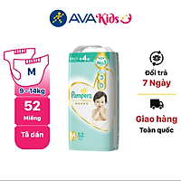 Tã dán Pampers cao cấp size M 52 miếng (cho bé 6 - 11kg)