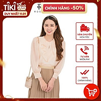 Áo sơ mi thời trang công sở thiết kế nữ dài tay Rosara AM11