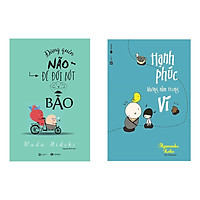 Combo Sách Đừng quên não cho đời bớt bão và Hạnh phúc không nằm trong ví + Truyện song ngữ bìa mềm ngẫu nhiên
