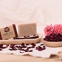 Xà bông hoa hồng Karose Melt - 95g ( Bột hoa hồng, dịch chiết hoa hồng, dầu dừa, dầu sacha inchi, cây lạc tiên)