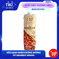 Sữa Hạt Hạnh Nhân Không Đường 137 DEGREES 1000ml