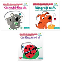 Combo Sách Chuyển Động – Song Ngữ Anh – Việt: Các Động Vật Nhỏ Bé + Các Em Bé Động Vật +
