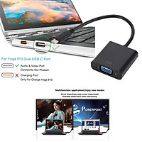 Type C to Female VGA Adapter Cable USBC USB 3.1 to VGA Adapter for Macbook 12 inch Chromebook Pixel Lumia 950XL Hot Sales
