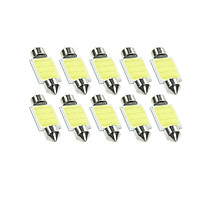 10 Đèn LED Trang Trí Nội Thất Xe Hơi Ánh Sáng Trắng Dịu Nhẹ (41mm)