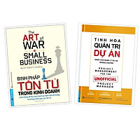 Sách - Combo Binh pháp Tôn Tử trong kinh doanh + Tinh hoa quản trị dự án dành cho quản lý dự án không chuyên - FirstNews