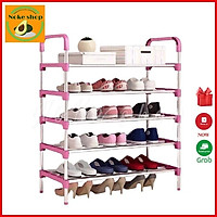 KỆ GIÀY DÉP 5 TẦNG INOX CAO CẤP