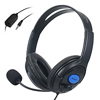 Tai Nghe Chơi Game Có Dây 3.5mm Âm Thanh Nổi Có Điều Khiển Âm Lượng Micrô Cho Máy Tính Xách Tay PC