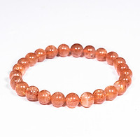 Vòng tay phong thủy đá Mặt Trời (Sunstone) thiên nhiên loại A