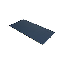 BUBM PU Leather Protector Pad Mouse Pad Mat Desk Writing Mat Waterproof Anti-oil for Office and Home (Sapphire&Yellow,