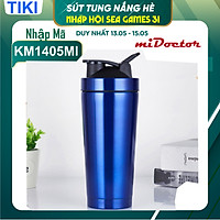 Bình Lắc Pha Chế Shaker Tập Gym Inox Có Giữ Nhiệt Chính Hãng