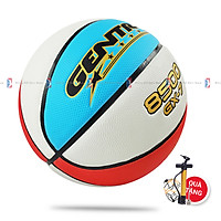 (Bảo hành 1 tháng) Banh bóng rổ da Gentra PVC - Size 6, size 7- Tặng Bơm tay + Kim bơm - Quả bóng rổ chuyên cày outdoor