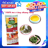Trà Ô Long thượng hạng 200 gram - Trà olong cao cấp Tân Cương Xanh, trà olong vụ xuân ngon, nước xanh hậu ngọt sâu