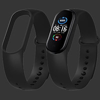Dây cao su thay thế cho Vòng đeo tay Xiaomi Mi Band 5, không phù hợp Miband 3, Mi band 4 - Hàng Nhập Khẩu