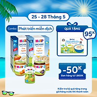Combo ăn dặm HiPP Organic số 5: Phát triển hệ miễn dich