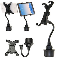 Adjustable Bendy Car Cup Holder Mount For 7~10'' iPad Kindle Fire Galaxy Tablet