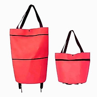 Túi Giỏ Đựng Đồ Đi Chợ Siêu Thị Có Bánh Xe Kéo ( Siêu tiện Ích)