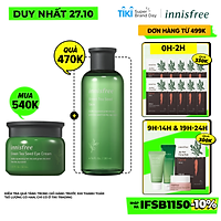 Kem dưỡng cung cấp ẩm từ trà xanh và dầu hạt trà xanh tươi Innisfree Green Tea Seed Cream 50ml - NEW