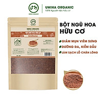 Bột Hạt Ngũ Hoa hữu cơ UMIHOME (35g) nguyên chất, mặt nạ bột đắp mặt dưỡng trắng da ngăn ngừa mụn thâm nám hiệu quả tại nhà