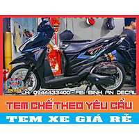 tem rời dành cho xe vario xanh đen.