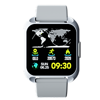 Đồng Hồ Thông Minh Hannspree Hanns.W S1 Ecg Smartwatch Đài Loan Đo Điện Tâm Đồ, Đo Huyết Áp, Đo Nồng Độ Oxy Trong Máu Spo2, Thông Báo Tin Nhắn Và Cuộc Gọi Đến Dùng Cho Iphone, Android (Hàng Nhập Khẩu)