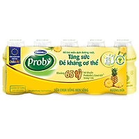 Lốc 5 sữa chua men sống Probi dứa 65ml - 23512