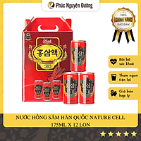 Nước hồng sâm lon Nature Cell 175ml