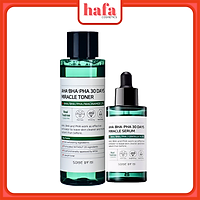 Combo Nước hoa hồng Some By Mi AHA-BHA-PHA 30 Days Miracle Toner 150ml và Tinh chất ngăn ngừa Some By Mi AHA-BHA-PHA 30 Days Miracle Serum 50ml
