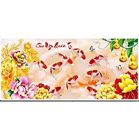 Tranh đính đá Cửu ngư quần hội - LV273