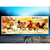 Tranh đính đá mã đáo thành công kt 188x75 cm