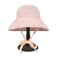 OMEA Ren Nón Nữ Dễ Thương Hoa Người Cá Nón Đi Biển Mùa Hè Áo Có Thể Điều Chỉnh Nơ Rộng Vành Bonnet Thanh Lịch Nón Cao Cấp