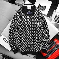 Áo thun nỉ unisex sweater monogram tay dài cho nam và nữ rất đẹp, co giãn 4 chiều mặc thu đông TPT Shop 2021ML06