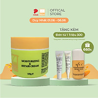 Kem dưỡng ẩm, làm dịu và phục hồi da sau peeling, tẩy da chết, giúp làn da khỏe, mịn màng, với thành phần thảo mộc tự nhiên Moisturizing and Repair Cream 100g
