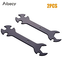 Aibecy 2pcs 5 in 1 Wrench Multifunction Flat Spanner Installation Tool Compatible with V6 MK8 MK10 3D Printer Extruder