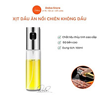 Bình xịt dầu ăn nồi chiên không dầu thủy tinh Lock&Lock CKO109 100ml