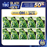 Combo 10 Gói Mặt Nạ Trà Xanh Dưỡng Da 3w Clinic Fresh Greentea Mask Sheet 100% Cotton (23ml/Miếng)