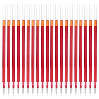 Jinvanyan (Genvana) K-5067 RS-07 Series 0.5 Bullet Neutral Refill - Red (20 Pack)